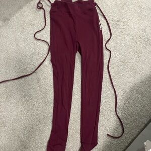 Gymshark Maroon Leggings/joggers